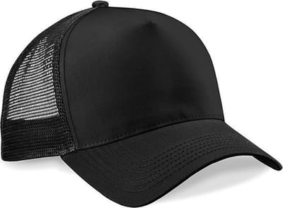 Beechfield - Trucker snapback - zwart