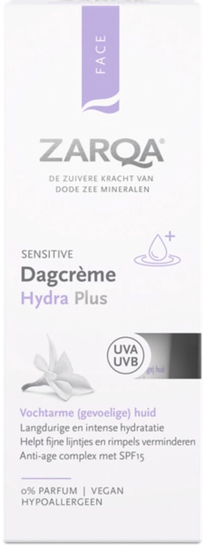 ZARQA Dagcrème Hydra Plus Sensitive - 50ml - SPF15