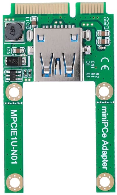 Mini-PCI-E-uitbreidingskaart adapter voor MSATA naar USB conversiekaart - WIN2000 XP Vista Win7 Win8 .