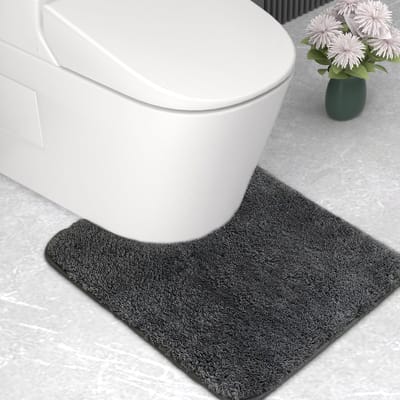 Dailygoods- Badmat Super Absorberend - Microvezel - Antislip - 50 x 50 cm - Pluizig - 2 cm Dikte - Badkamertapijt