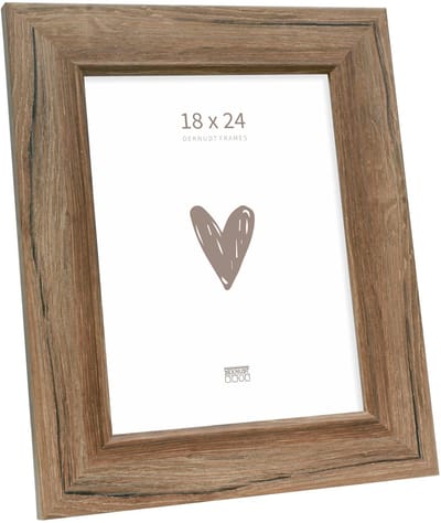 Deknudt Frames fotolijst S48SH4 - bruine houttint - breed - 18x24 cm