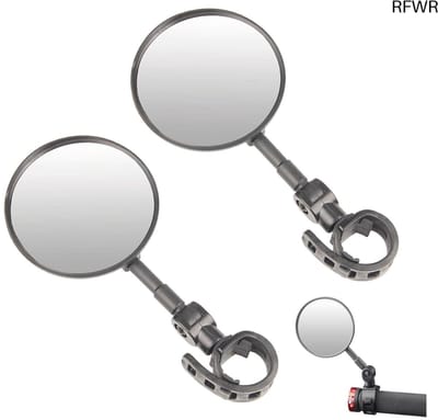 RFWR® Fietsspiegels voor Stuur - 360 Graden Verstelbaar en Inklapbaar - Geschikt voor 15-35mm Stuurdiameters