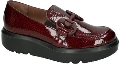 Wonders -Dames - bordeaux - ballerina's & mocassins - maat 38