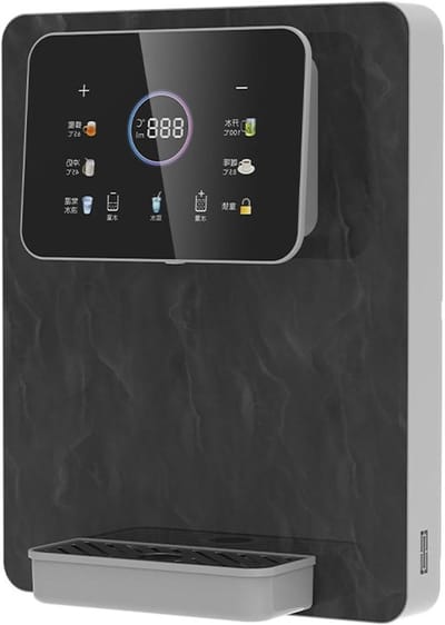 Waterdispenser - Warme koude kraan - Direct water tappen - Kinderslot touchscreen - 31.2*16*40cm - Wit marmer