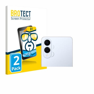 BROTECT - Screenprotector voor Samsung Galaxy S25 Edge (ALLEEN Camera Lens) - Folie Beschermfolie transparant 2 Stuks