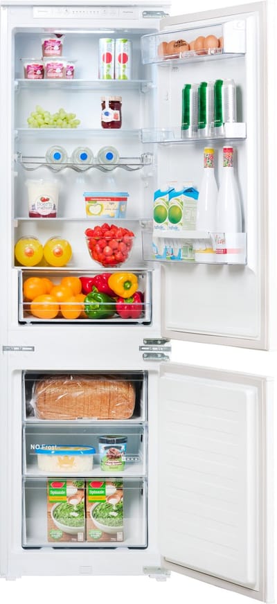 Everglades EVBI6032 - Inbouw Koel-vriescombinatie - No Frost - E - Elektronisch - Super Freeze - Wijnrek - Sleep Deur - 5 jaar Garantie