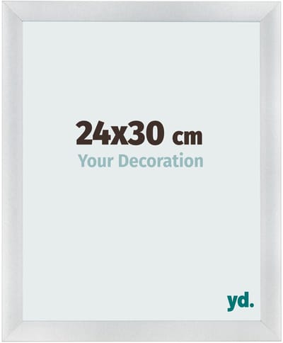 Your Decoration - Fotolijst 24x30 cm - MDF - Zilver Mat - Pisa