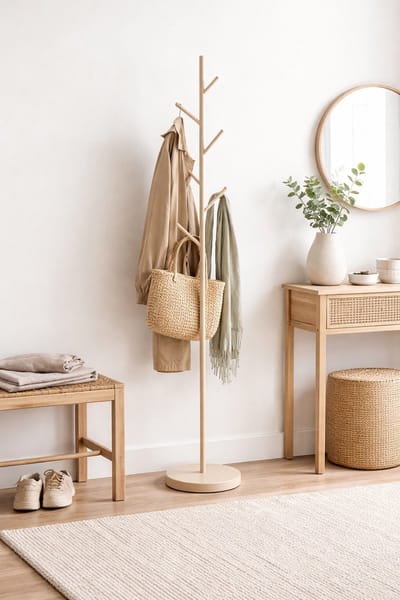LOFT42 Tree staande kapstok - Beige - Metaal - 170x27