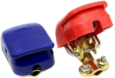 Dailygoods - 2 Stuks Accuklemmen met Snelsluiting voor Auto en Vrachtwagen