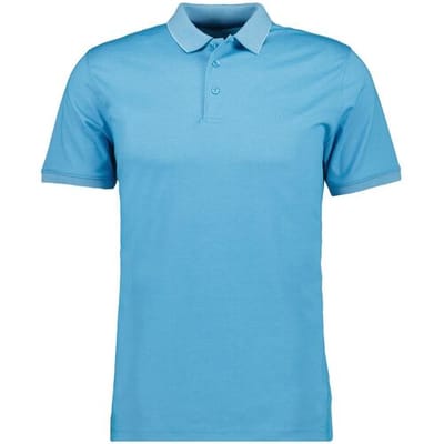 Ragman Uni Polo Light Cotton Mix Ibiza Blue / male