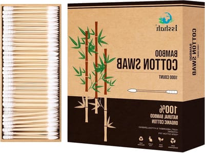 Katoenen Wattenstaafjes - Bamboe Stafjes - Make-up Verwijderen - Puntige Spiraal Koppen - 1000 Stuks - Natuurlijk
