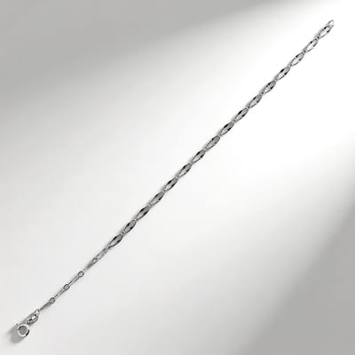Cavill - Zilveren Ketting 925 Sterling Zilver - 45 cm Lichtgewicht - Karabijnsluiting - Elegante Ovale Schakels