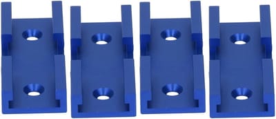 Universele 80 mm T-rail, 4 stuks aluminium T-railverbinders, accessoires voor houtbewerking en vergrendeling