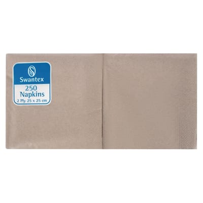 Kraft Cocktailservetten Composteerbaar 25cm (2000 Stuks)
