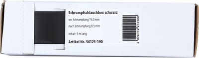 Krimpkous Zwart Ø 19.0 mm Ø 9.5 mm Lengte 5 meter
