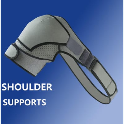 Verstelbare Schouderbrace Ondersteuningsmouw Voor Gescheurde Rotator Cuff AC-gewricht Stabiliteit Compressiepasvorm Links Of Rechts ONE SIZE grijs