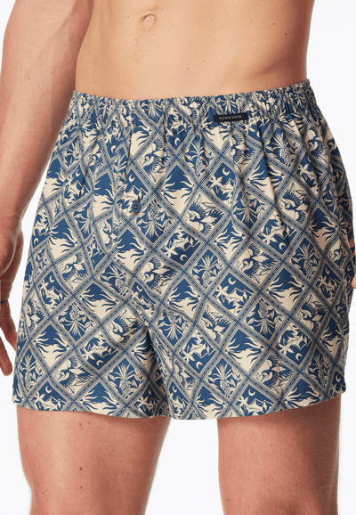 Boxershorts, set van 2, geweven stof, meerkleurig patroon - Boxershorts multipack 9
