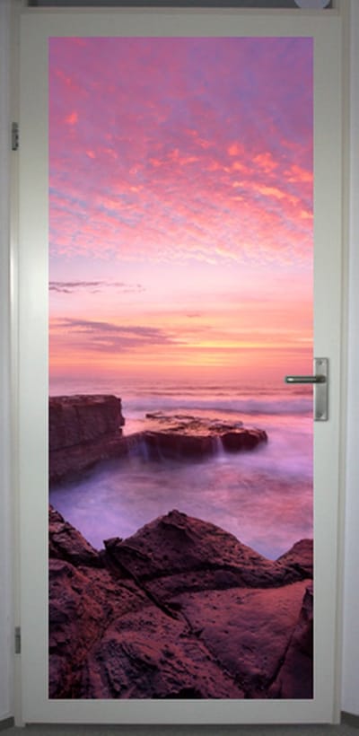 Deurposter 'Zonsopkomst 2' - deursticker 75x195 cm