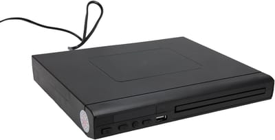 Mini DVD Speler - CD Speler - Thuisbioscoop Ervaring - Regiovrij Afspelen - Compact Formaat - Zwart