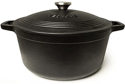 Gietijzeren Braadpan en Stoofpot 6L - Voor Alle Hittebronnen, Inclusief Inductie