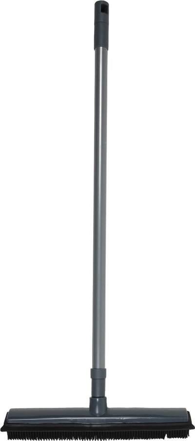 Tuilana ® - Rubberen Bezem - Met trekker - 68-120 cm - Met steel - Geschikt voor hondenhaar en kattenhaar