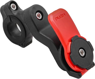 Motor & Fiets Telefoonhouder met Trillingsdemper - Schokbestendig - Geschikt voor Smartphone, Scooter, Quad - 360° Draaibaar - Universeel voor iPhone & Samsung - Twist & Lock Systeem
