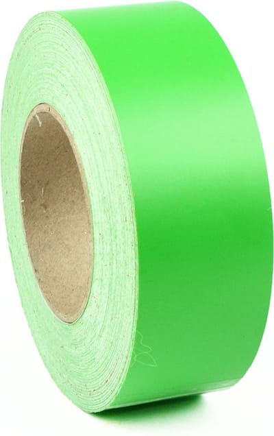 Vloerbelijningstape Lite 50 m x 50 mm - Groen - 5000 cm x 50 mm x 0,1 mm- Vlak - Monomeric vinyl film - 0,1 mm - Voor binnen