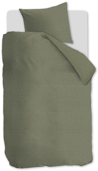 Beddinghouse Summer dekbedovertrek - Effen - Eenpersoons - 140x200/220 - Green