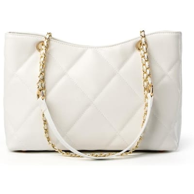 Lente en Zomer Pir Ring Tas Mode Vrouwen Ketting met Één Schouder Crossbody 31*9*19 white