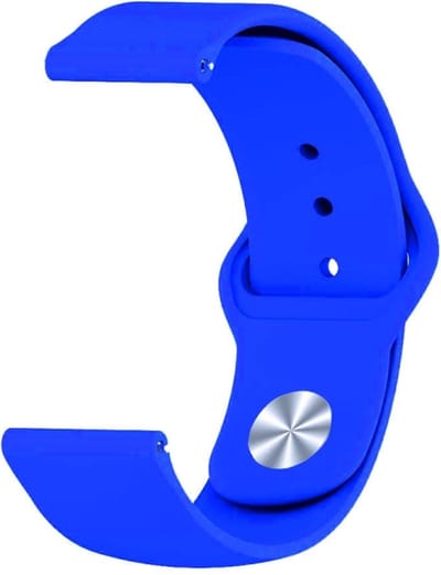 Siliconen bandje - geschikt voor Garmin Vivoactive 4 / Venu 2 / Venu 3 / Forerunner 255 / 265 - blauw