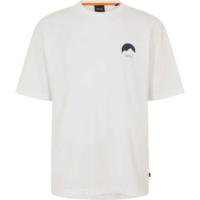Boss HBO Move T-shirt voor heren, standaardmodel (Wit)