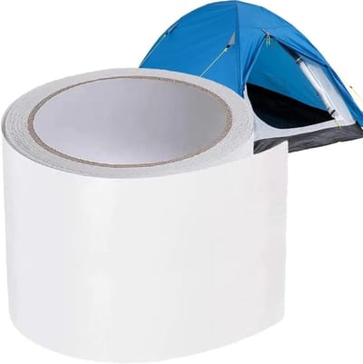 Dekzeil reparatietape - Waterdicht plakband - Gaten dichten - Hoge hechtsterkte - 8cm x 5m - Wit
