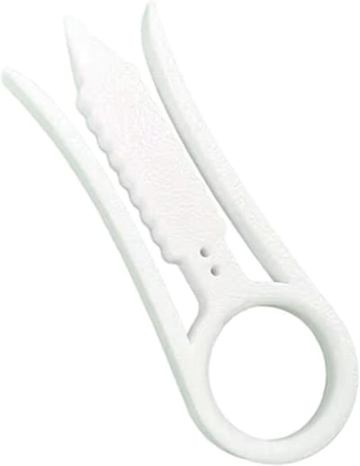 Striptang Voor Draden - Kabelstripper Mini - Snel Kabels Strippen - Draad Integriteit Behoud - 7.9x2.7x0.6cm - Wit