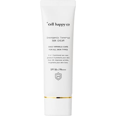 [CELL HAPPY CO] Anorganische Tone-up Zonnecrème SPF 50+ PA++++ 50ml white