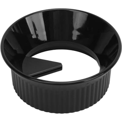 Distributeur de café Moka Entonnoir doseur anti-éclaboussures Anneau doseur de café pour simple et double valve For Three 150ml noir