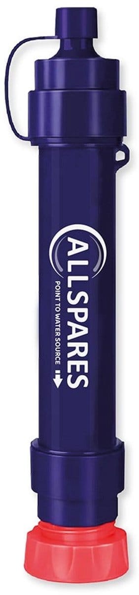 AllSpares Outdoor Waterfilter | Mobiele waterzuiveraar voor camping, wandelen en noodsituaties