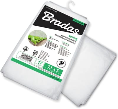 Bradas Serie - Witte Voorjaarsagrowlôknin - 1,1x20m - UV-gestabiliseerd - 17g/m²