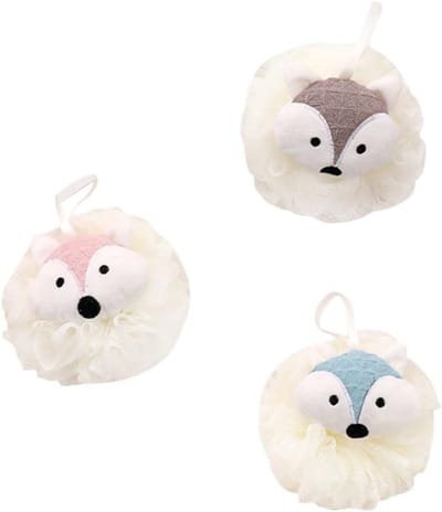 Badbloem Set - Douche Spons - Dagelijkse Reiniging - Schattig Cartoon Design - 3 Stuks - Willekeurig