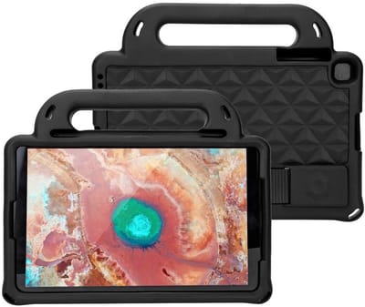 Dailygoods- Tabletcase Schokbestendig - Beschermhoes - Drielaagse Structuur - Met Schouderriem - Voor Tab A 10,1 Inch 2019 - Kwaliteitsproduct - Tablethoes