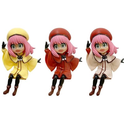 Anime Spy X Family Anya Forger Figuur Schattig SpyxFamily PVC Actiefiguur Verzamelfiguur Poppetje Speelgoed Figuurtje Voor Kind Verjaardagscadeau beige