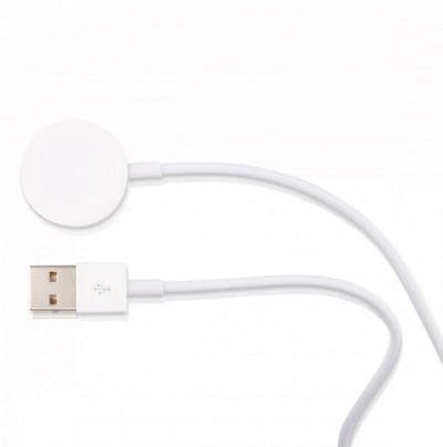 Oplaadkabel geschikt voor Apple Watch Series 1 / 2 / 3 / 4 / 5 / 6 / 7 / 8 / SE - USB kabel 1m Draadloos Oplader Kabel Oplaadstation Wit