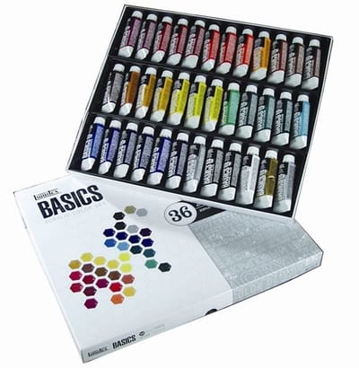 Liquitex Basics Acrylverf Set - 36 Levendige Kleuren (22ml)