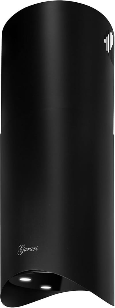 Afzuigkap - Gurari GCH P 893 BL Diamond, eilandmodel, 40 cm, 850 m³/u, Matt zwart