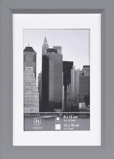 Fotolijst - Henzo - Metallica - Fotomaat 13x18 cm - Zilver