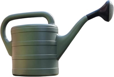 Waterkan Plastic - Planten Gieten - Tuinieren Buiten - Verwijderbare Douchekop - 5 Liter Inhoud - Steengrijs