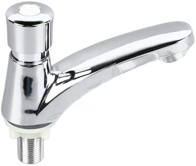 Dailygoods- Waterkraan Drukknop - Waterbesparende Wastafelkraan - Timerfunctie - Automatische Uitschakeling - Geschikt voor Badkamer/Toilet - Eenvoudig te Gebruiken