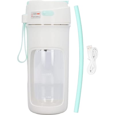 500ml Draagbare Blenderbeker Miniatuur Juicerbeker Multifunctionele Automatische USB Blenderbeker met L(for 6.5-9kg) white