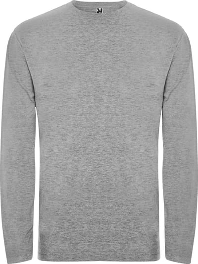 Licht Grijs Effen t-shirt lange mouwen model Extreme merk Roly maat L