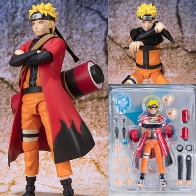 SHF Naruto Figuren Uzumaki Naruto Hatake Kakashi Uchiha Sasuke Itachi Anime PVC Actie Model Speelgoed Beeldje Collectie Model Pop OPP Bag red