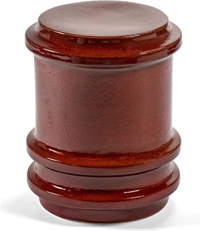 Serax Marie Michielssen Pawn kruk bijzettafel D34.8cm h44.5cm donkerrood